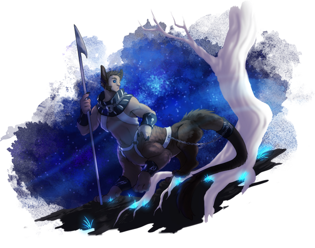 A Palanx patrolling the landscape of the Afterworld