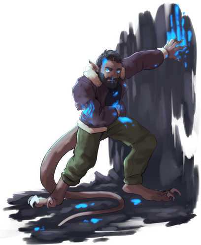 A heavily wounded Hunter